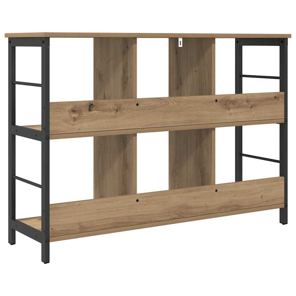 Bogreol 6 niveauer 102 x 32 x 72,5 cm Konstrueret træ