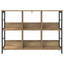 Bogreol 6 niveauer 102 x 32 x 72,5 cm Konstrueret træ