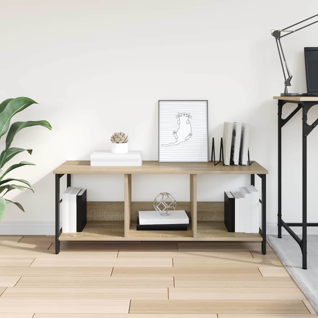 Bogreol Sonoma eg 102 x 32 x 40,5 cm Konstrueret træ