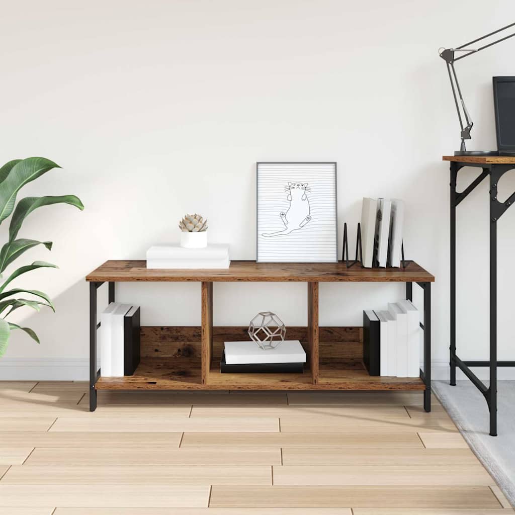 Bogreol Gammelt træ 102 x 32 x 40,5 cm Konstrueret træ