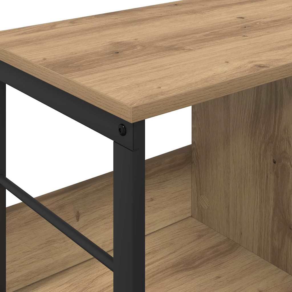 Bogreol 3 niveauer 102 x 32 x 40,5 cm Konstrueret træ