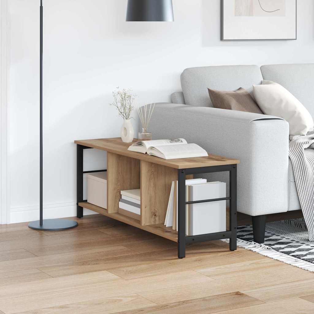 Bogreol 3 niveauer 102 x 32 x 40,5 cm Konstrueret træ