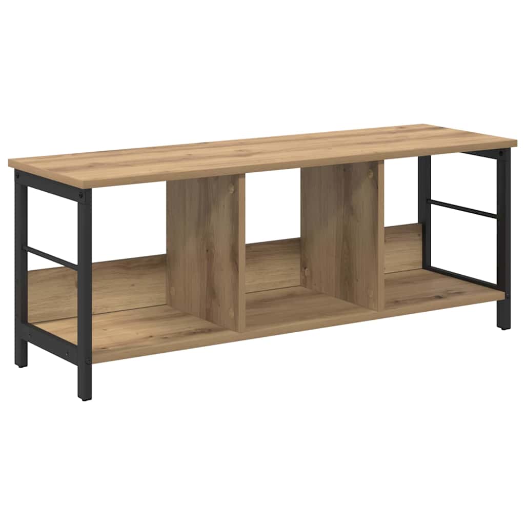 Bogreol 3 niveauer 102 x 32 x 40,5 cm Konstrueret træ