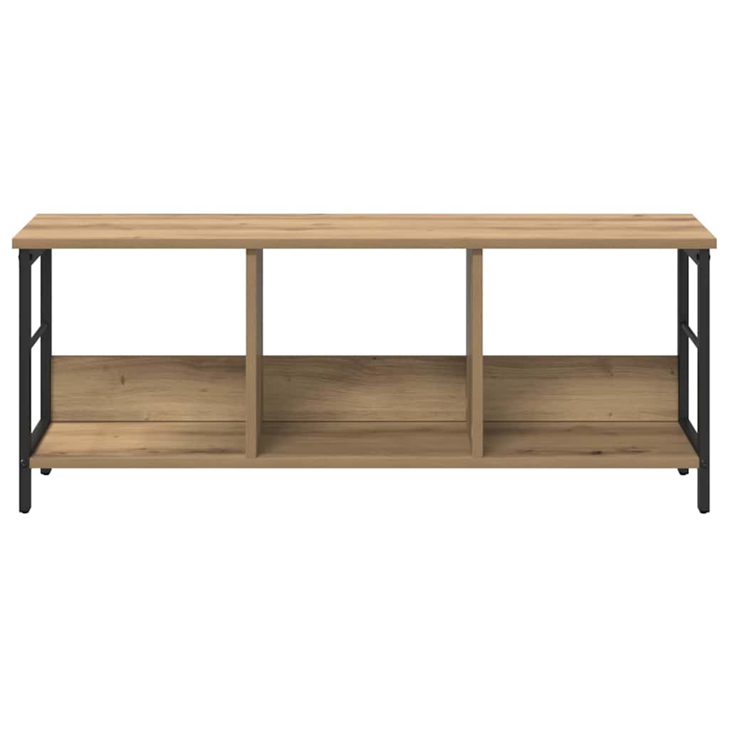 Bogreol 3 niveauer 102 x 32 x 40,5 cm Konstrueret træ