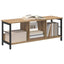 Bogreol 3 niveauer 102 x 32 x 40,5 cm Konstrueret træ