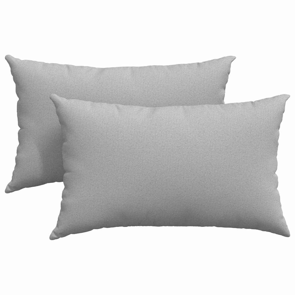 Sofapuder 2 pcs Skygrå 50 x 30 cm Stof