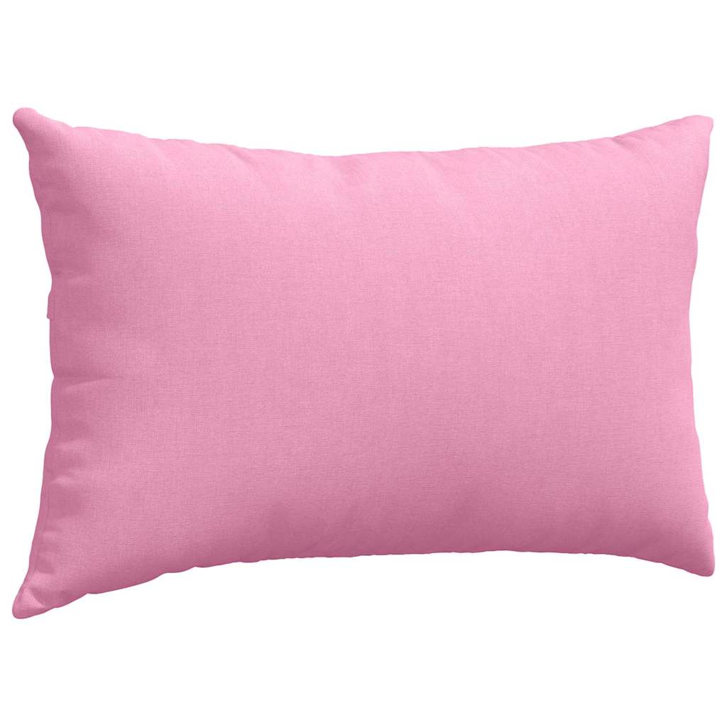 Sofapuder 2 pcs Lyserød 50 x 30 cm Stof