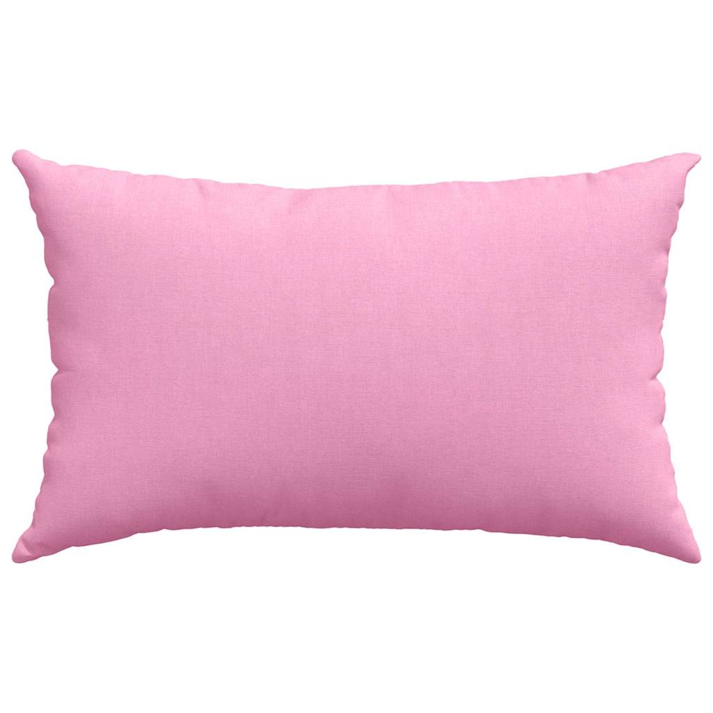 Sofapuder 2 pcs Lyserød 50 x 30 cm Stof