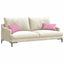 Sofapuder 2 pcs Lyserød 50 x 30 cm Stof