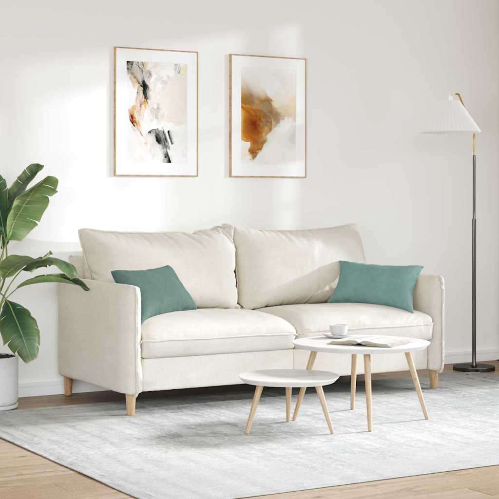Sofapuder 2 pcs Havgrøn 50 x 30 cm Velourstof