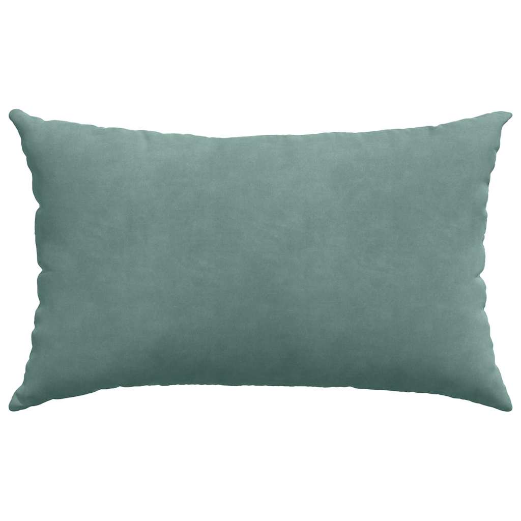 Sofapuder 2 pcs Havgrøn 50 x 30 cm Velourstof