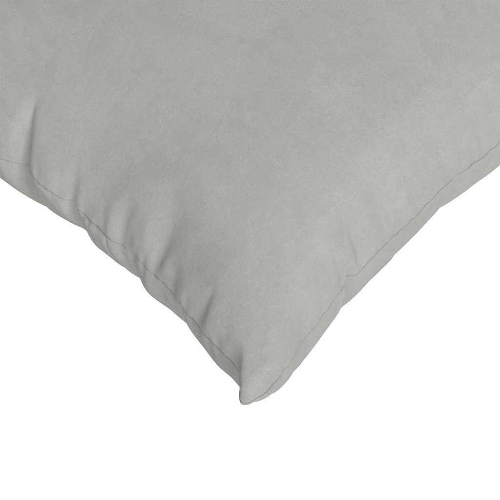 Sofapuder 2 pcs Lysegrå 50 x 30 cm Stof