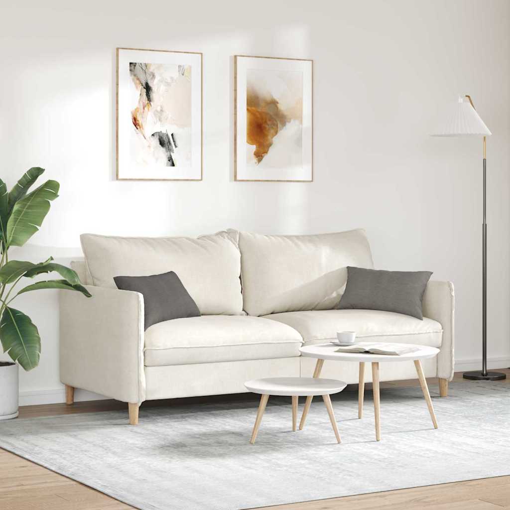 Sofapuder 2 pcs Lysegrå 50 x 30 cm Velourstof