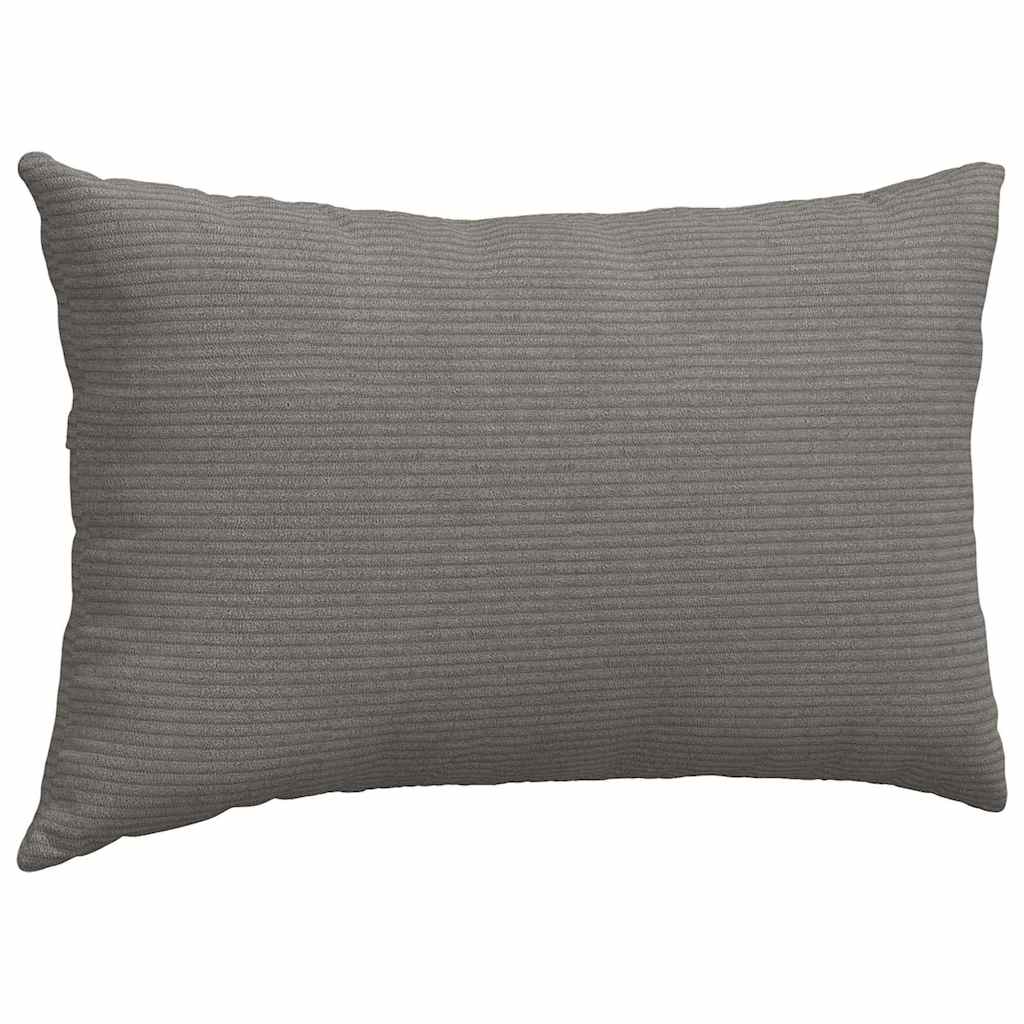Sofapuder 2 pcs Lysegrå 50 x 30 cm Velourstof