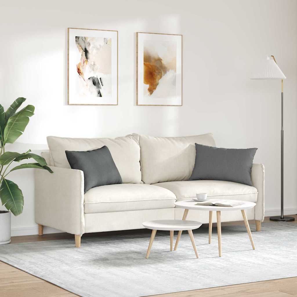 Sofapuder 2 pcs Mørkegrå 60 x 40 cm Stof