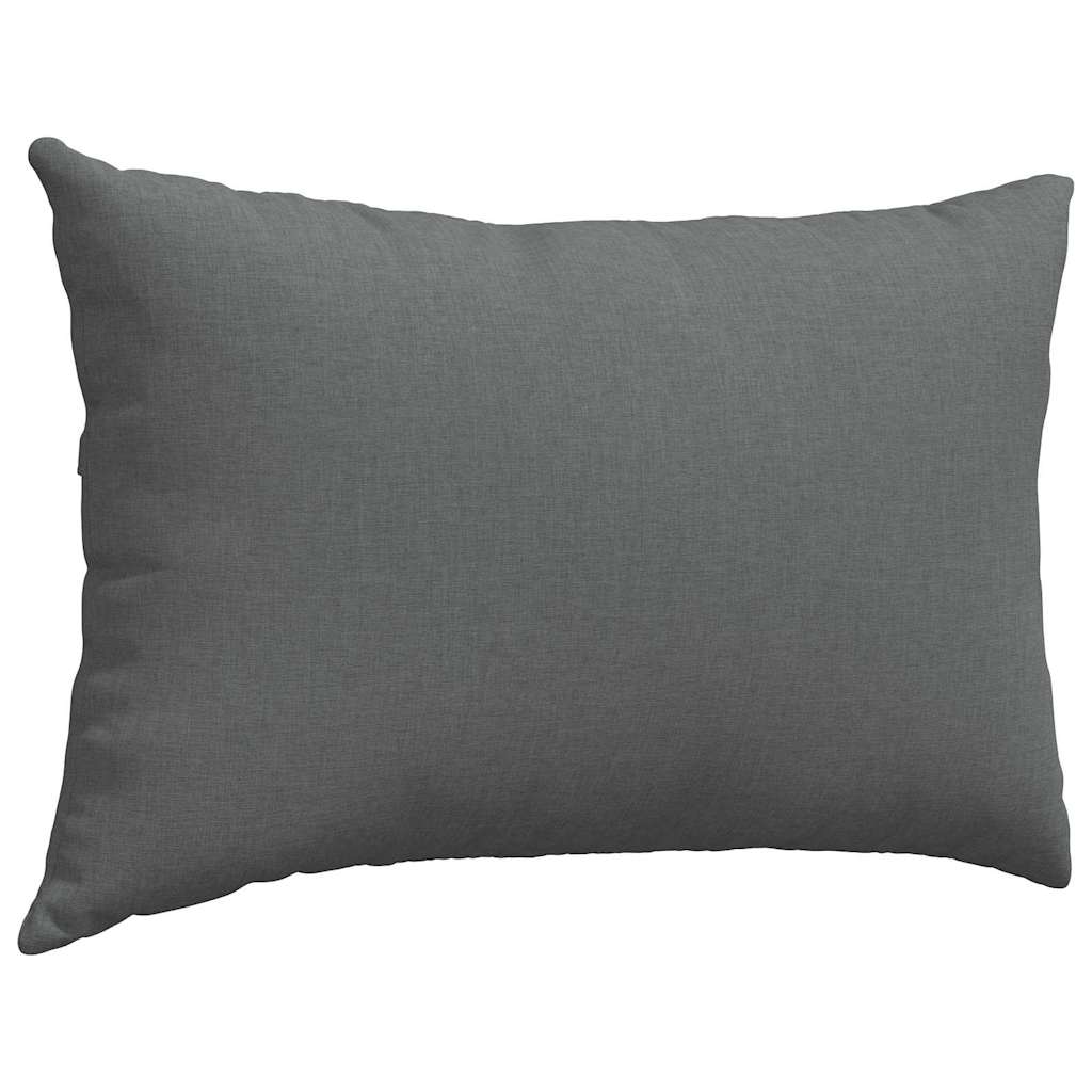Sofapuder 2 pcs Mørkegrå 60 x 40 cm Stof