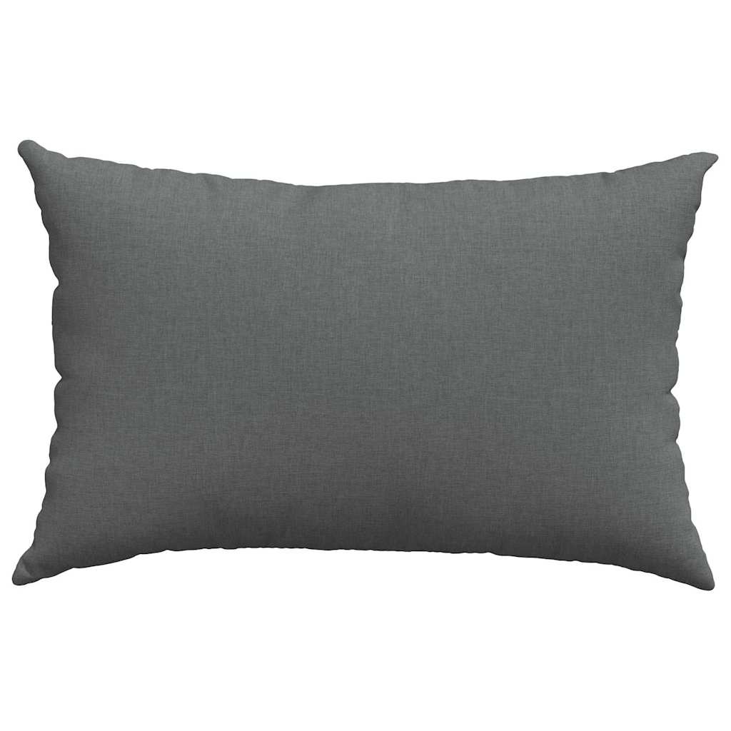 Sofapuder 2 pcs Mørkegrå 60 x 40 cm Stof