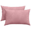 Sofapuder 2 pcs Lyserød 60 x 40 cm Velourstof