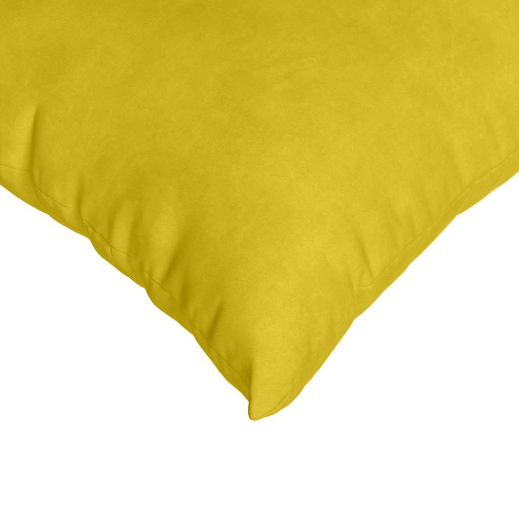 Sofapuder 2 pcs Gul 60 x 40 cm Velourstof