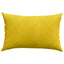 Sofapuder 2 pcs Gul 60 x 40 cm Velourstof