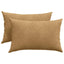 Sofapuder 2 pcs Brun 60 x 40 cm Velourstof