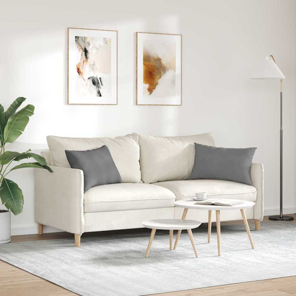 Sofapuder 2 pcs Mørkegrå 60 x 40 cm Stof