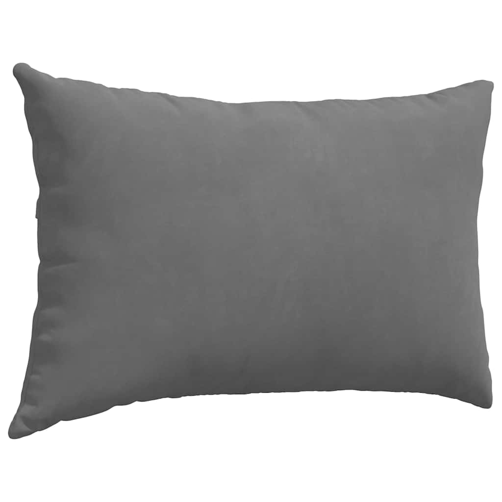 Sofapuder 2 pcs Mørkegrå 60 x 40 cm Stof