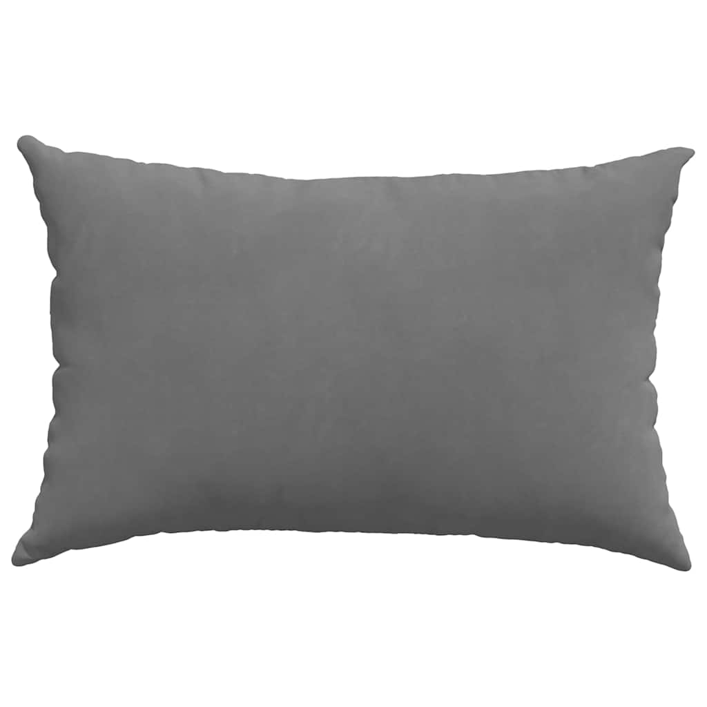 Sofapuder 2 pcs Mørkegrå 60 x 40 cm Stof