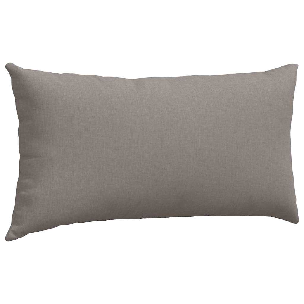 Sofapuder 2 pcs Gråbrun 80 x 40 cm Stof