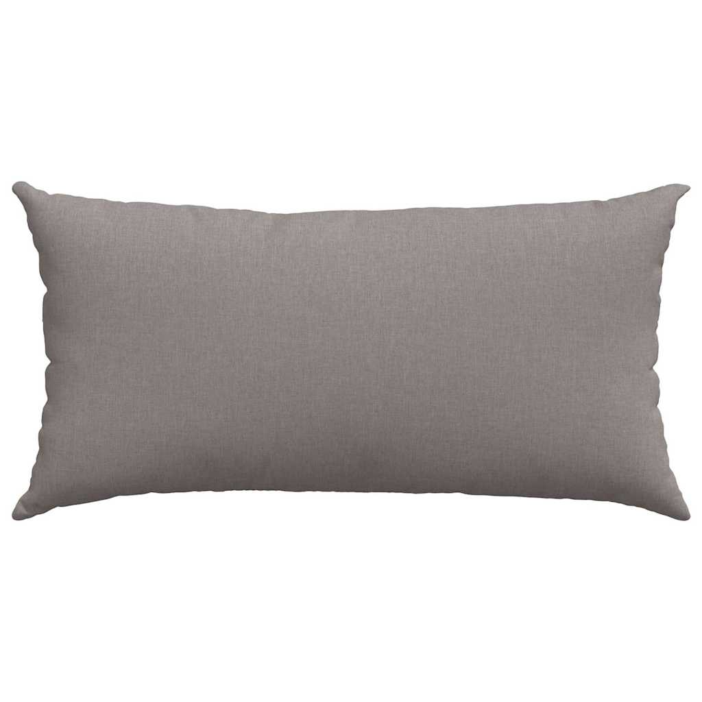 Sofapuder 2 pcs Gråbrun 80 x 40 cm Stof