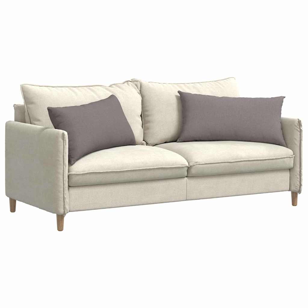 Sofapuder 2 pcs Gråbrun 80 x 40 cm Stof