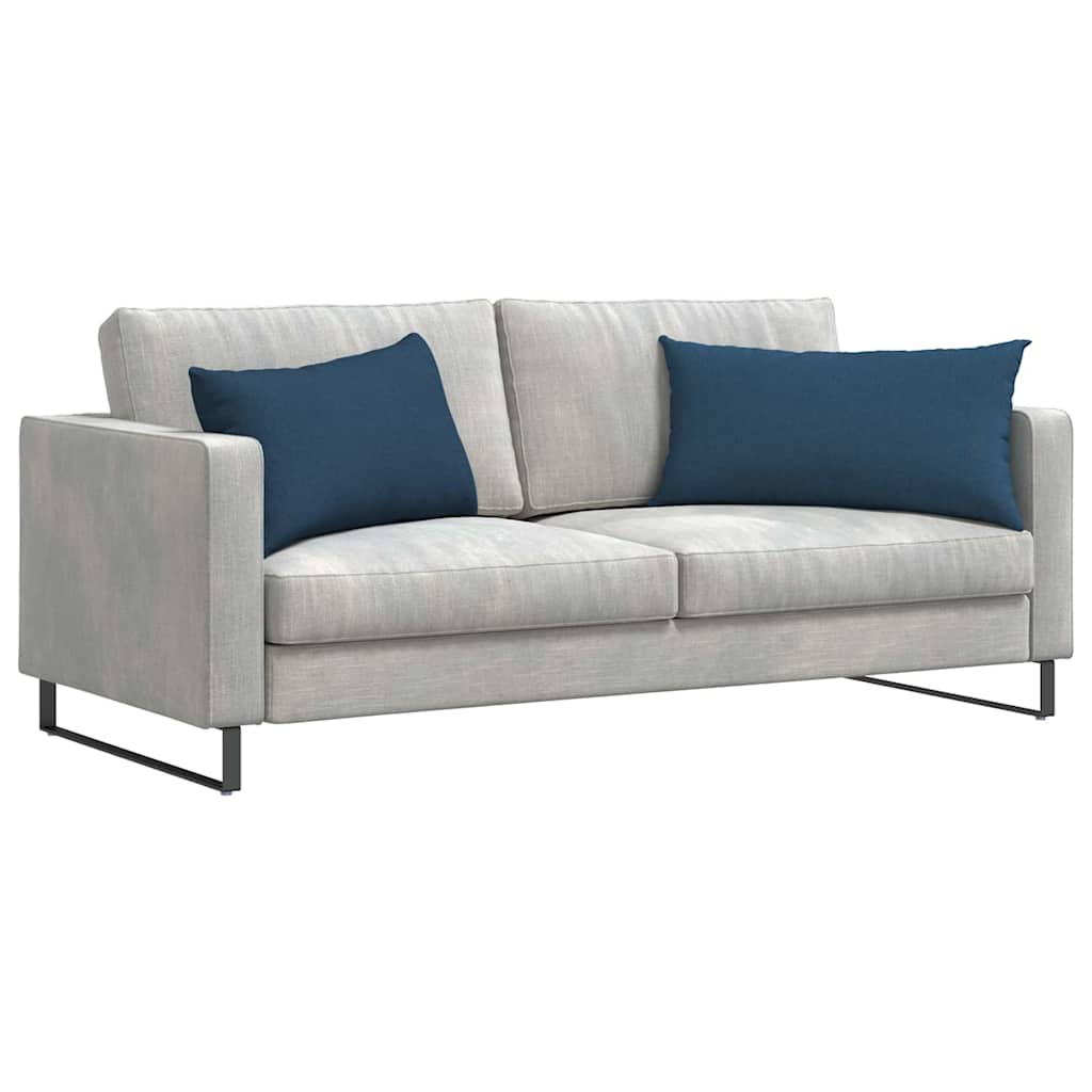 Sofapuder 2 pcs Blå 80 x 40 cm Stof