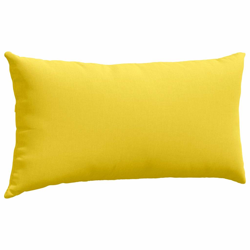 Sofapuder 2 pcs Lys Gul 80 x 40 cm Stof