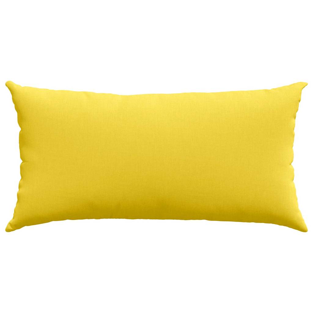 Sofapuder 2 pcs Lys Gul 80 x 40 cm Stof