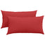 Sofapuder 2 pcs Rød 80 x 40 cm Stof
