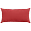 Sofapuder 2 pcs Rød 80 x 40 cm Stof