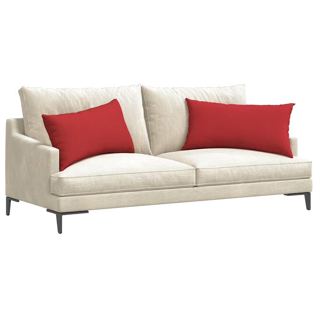 Sofapuder 2 pcs Rød 80 x 40 cm Stof