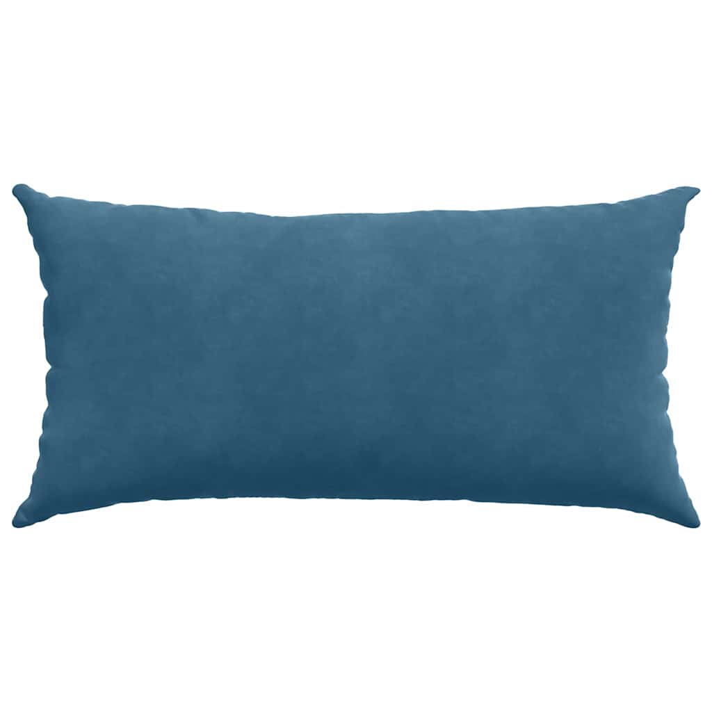 Sofapuder 2 pcs Blå 80 x 40 cm Velourstof