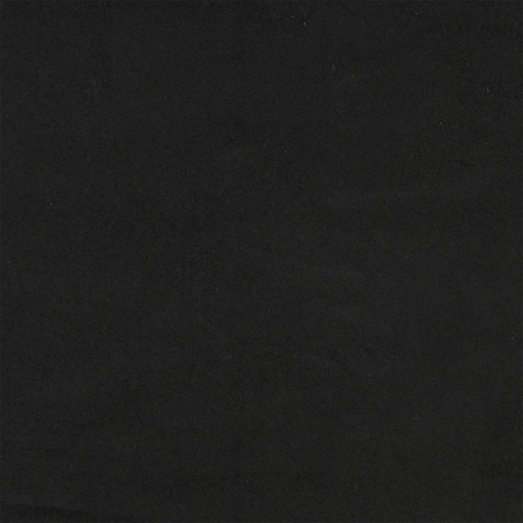 Sofapuder 2 pcs Sort 80 x 40 cm Velourstof