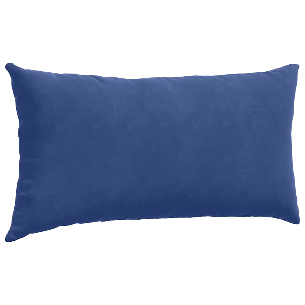Sofapuder 2 pcs Politi blå 80 x 40 cm Velourstof