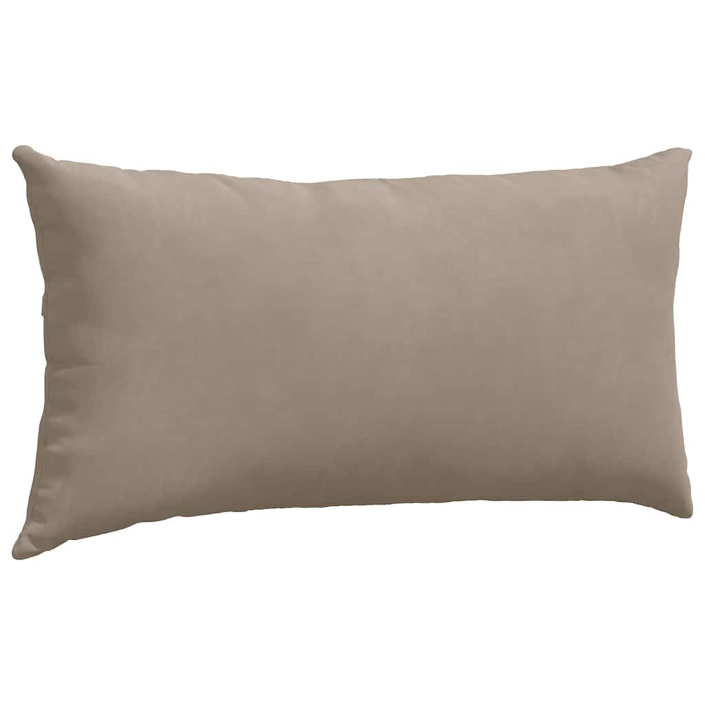 Sofapuder 2 pcs Gråbrun 80 x 40 cm Stof