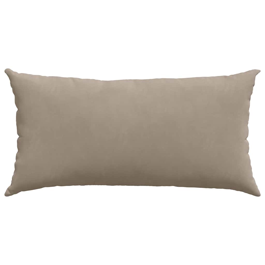 Sofapuder 2 pcs Gråbrun 80 x 40 cm Stof