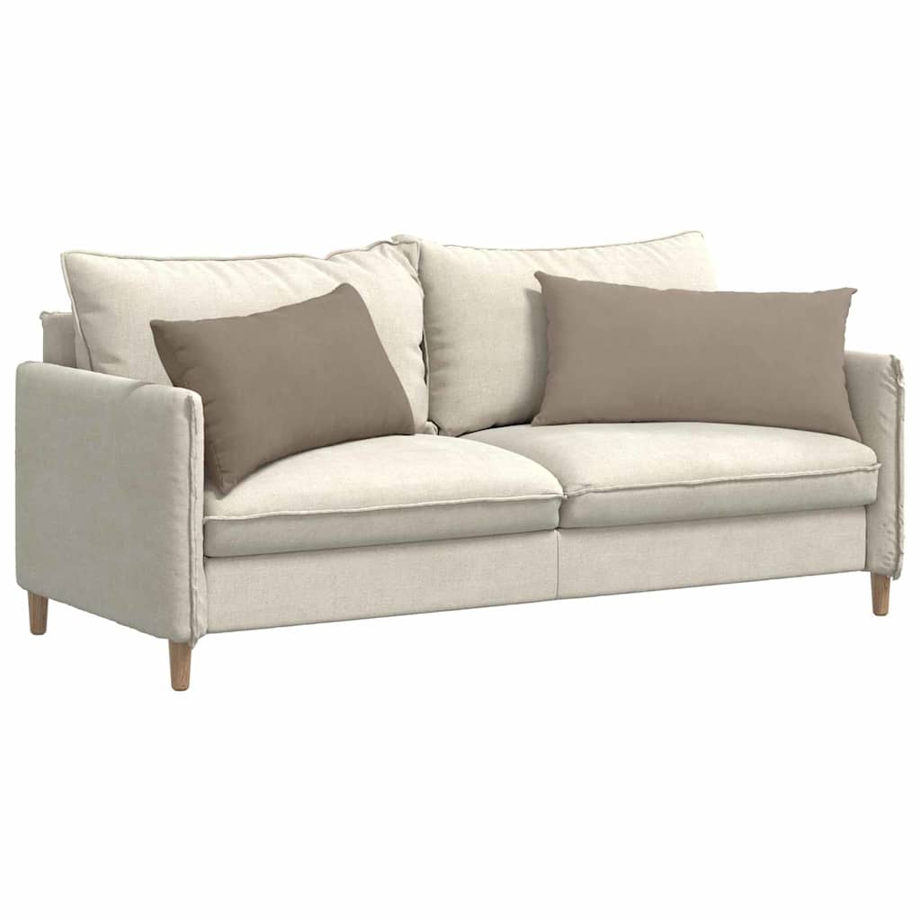 Sofapuder 2 pcs Gråbrun 80 x 40 cm Stof