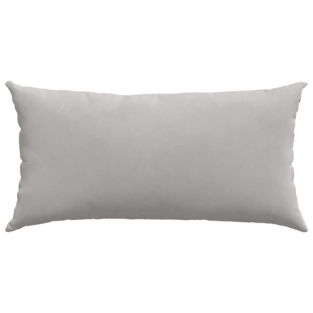 Sofapuder 2 pcs Lysegrå 80 x 40 cm Stof