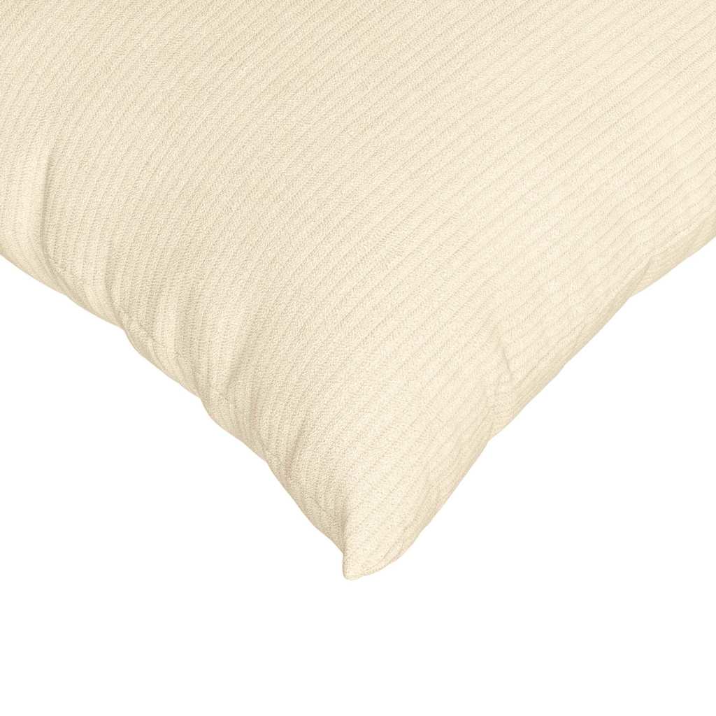 Sofapuder 2 pcs Creme 80 x 40 cm Velourstof