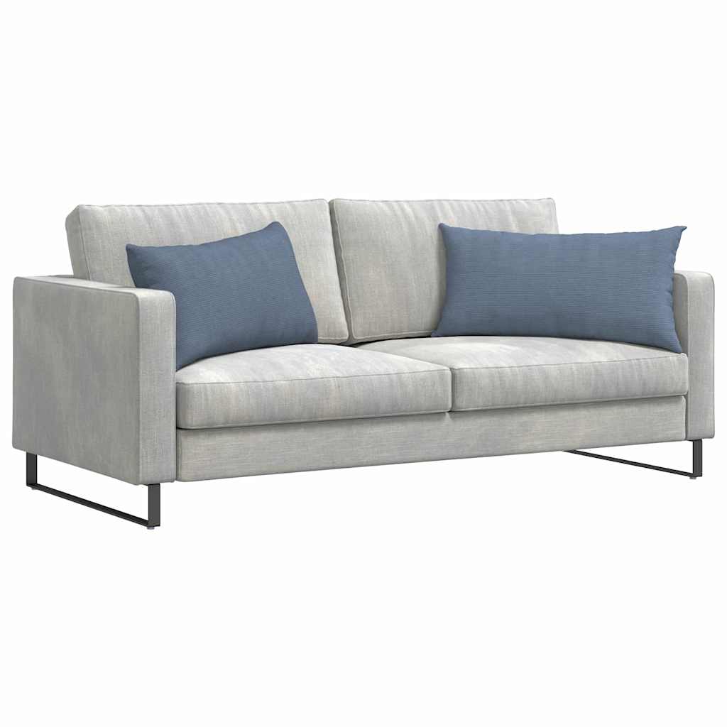 Sofapuder 2 pcs Blå 80 x 40 cm Velourstof