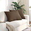 Sofapuder 2 pcs Brun 70 x 50 cm Stof