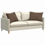Sofapuder 2 pcs Brun 70 x 50 cm Stof