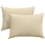 Sofapuder 2 pcs Creme 70 x 50 cm Stof