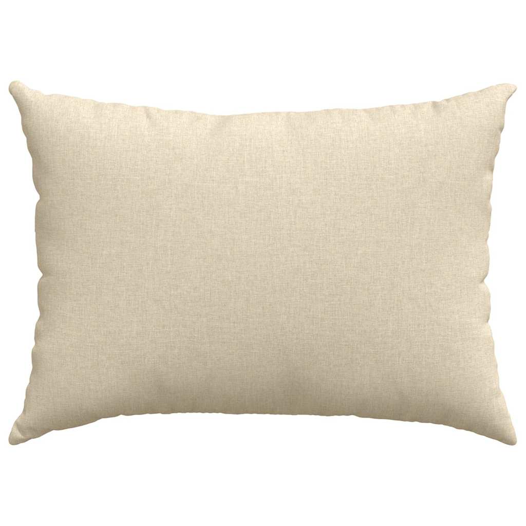 Sofapuder 2 pcs Creme 70 x 50 cm Stof
